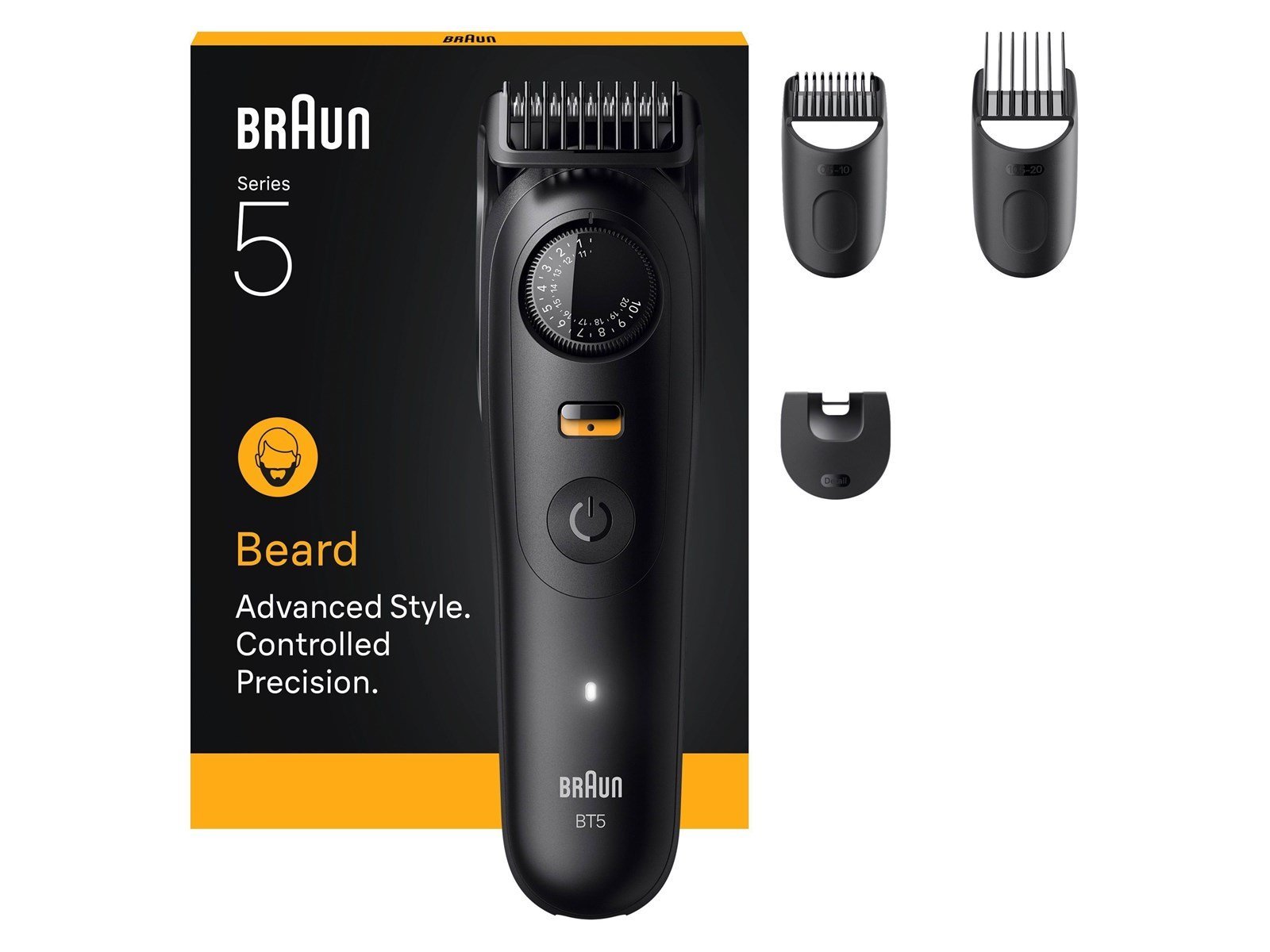 Braun Barttrimmer Styler BT 5520 - Black Matt Braun Barttrimmer Styler BT 5520 - Black Matt